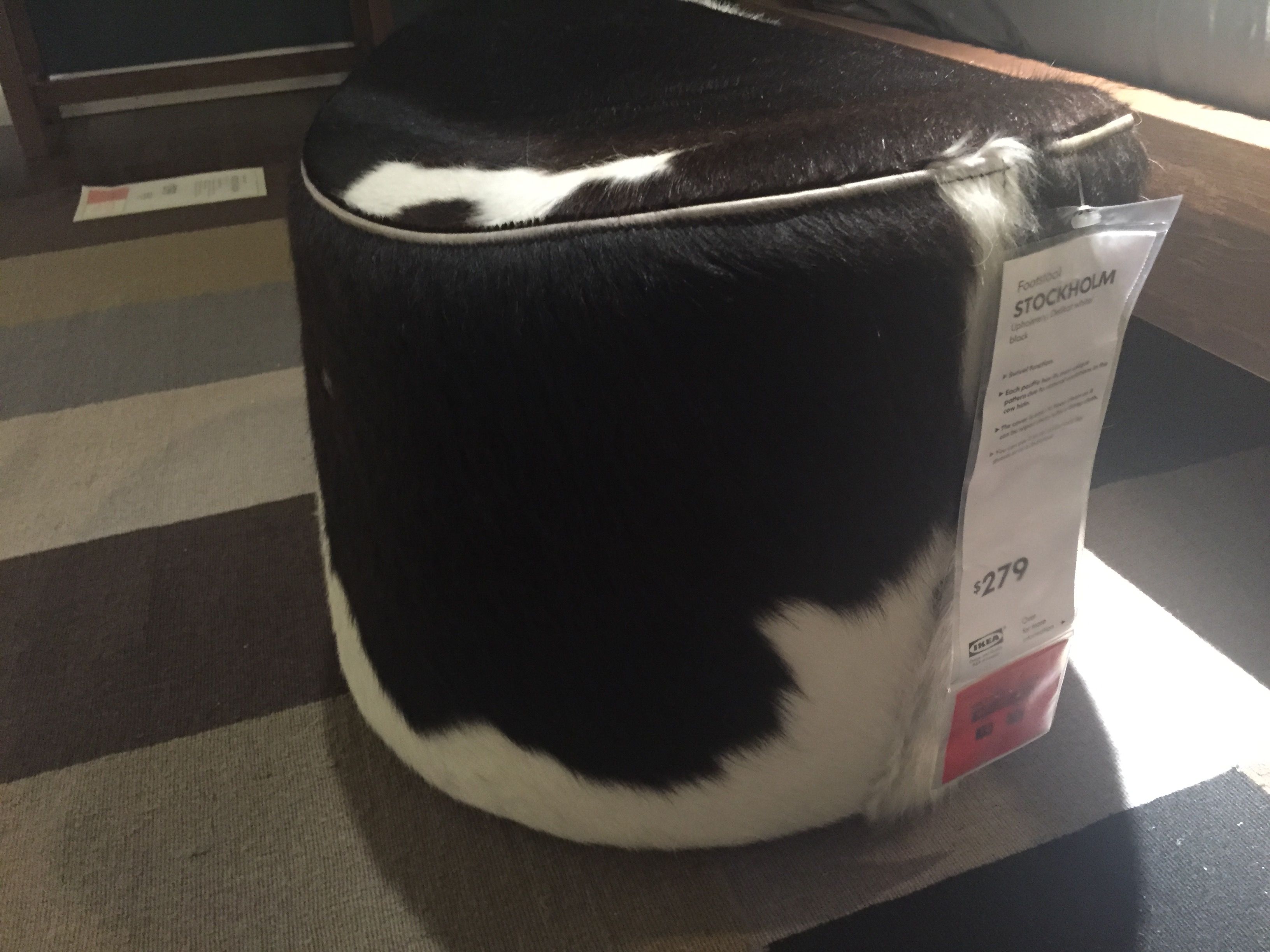 Cowhide Ottoman Ikea A Trip To Ikea Without Kids A Few New